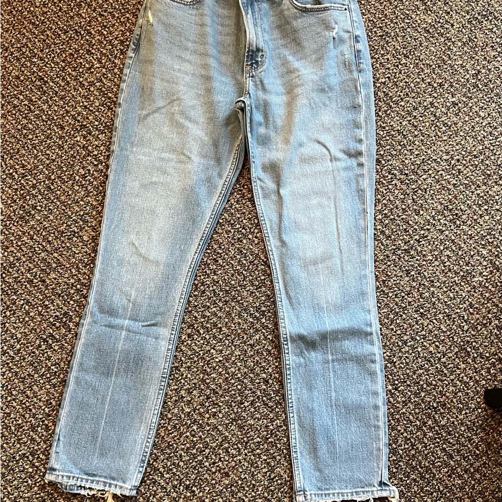 Abercrombie Women's Skinny High Rise Blue Jeans